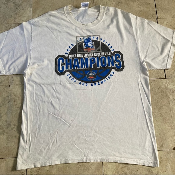 Duke University Blue Devils 2005 Shirt ACC - Picture 2 of 7